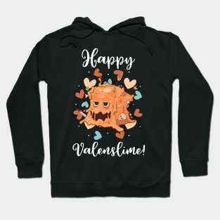 Happy Valenslime Roleplaying Video Game RPG Geek Couple Gift Hoodie